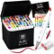 Alcohol Brush Tip Markers, 80 Colors Dual Tip Art Marker Set with Carrying Case, Perfect for Coloring Illustration, Adult Book Drawing, Sketching, Painting